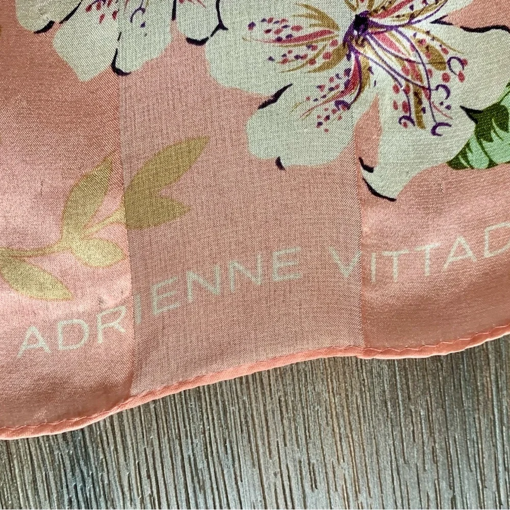 Silk Adrienne Vittadini Scarf 12/52”